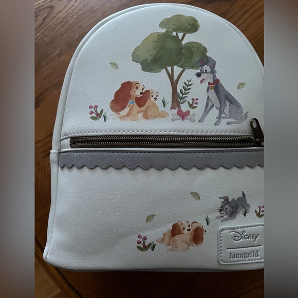 Disney Lady and the Tramp Loungefly Mini Backpack - Picture 6 of 7